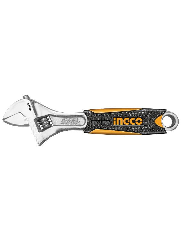 INGCO (HADW131128) Adjustable Wrench With Dual-Material Handle, 300mm.