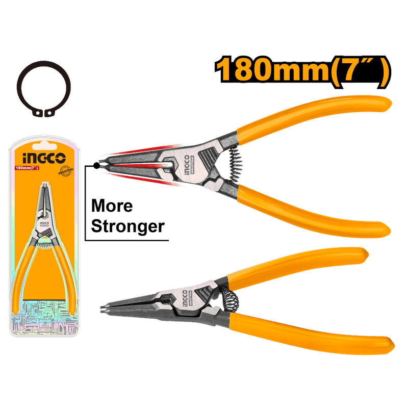 INGCO (HCCP261801) 7" 180mm Straight Brake Pliers
