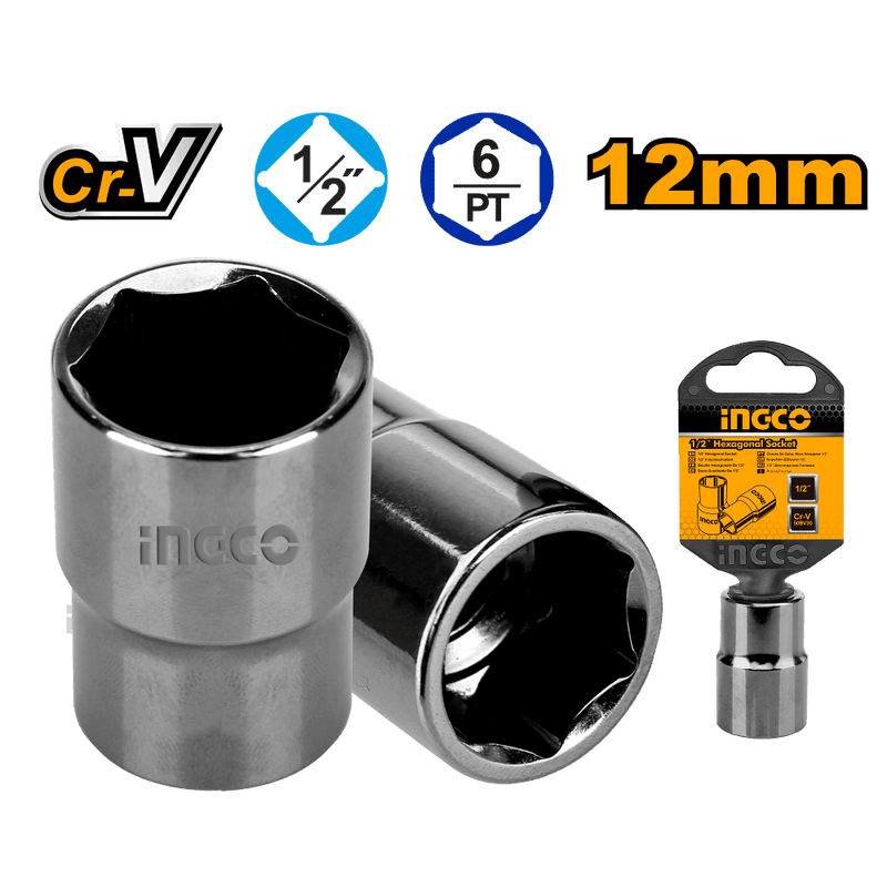 Chave de caixa INGCO (HHAST12121) 1/2" 12mm