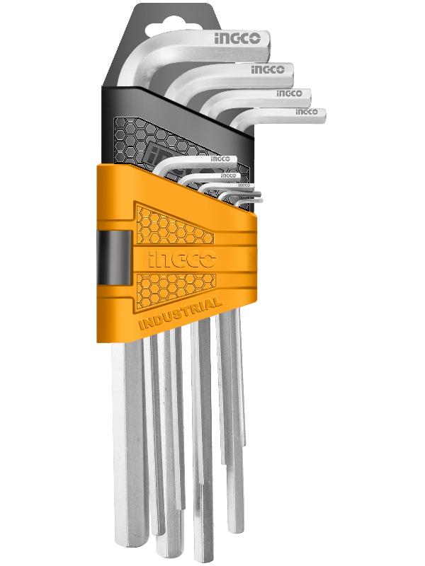 INGCO (HHK11091) Set Of 9 Long Hexagonal Keys