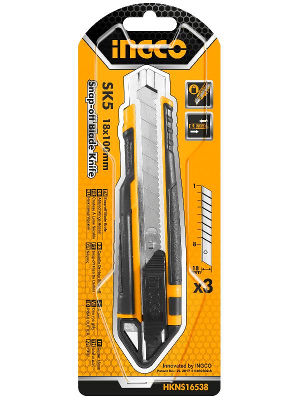 INGCO (HKNS16538) X-Ato 18mm + 3 Blades