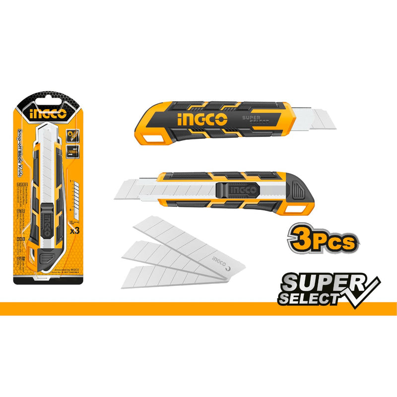 INGCO (HKNS28035) X-Ato 18mm Sk4 + 3 Blades