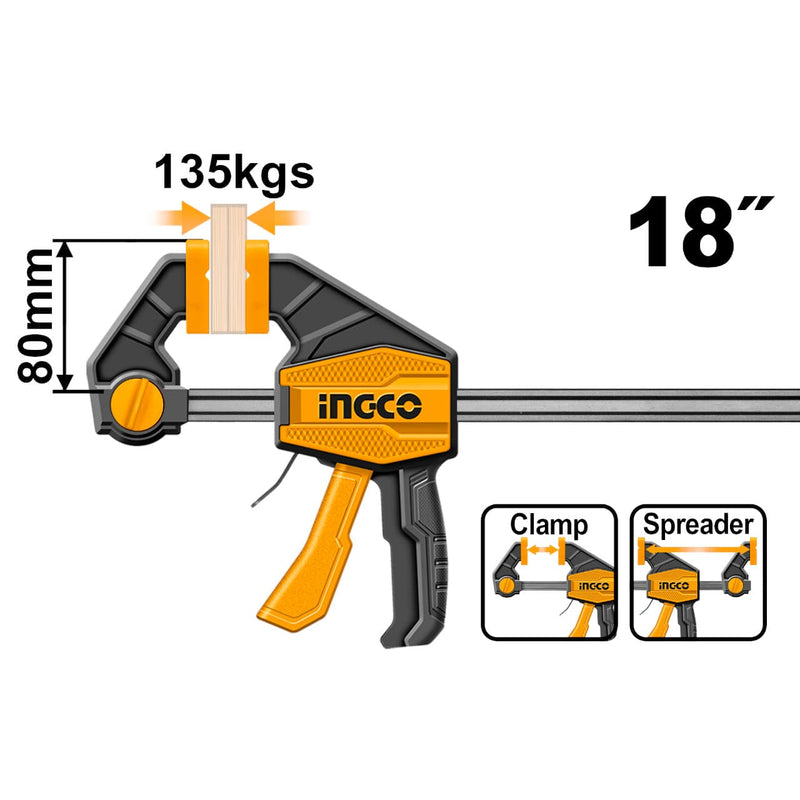 INGCO (HQBC18801) Quick-Release Clamp 80x450