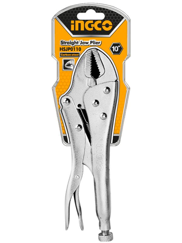 INGCO (HSJP0110) 250mm Right-Tip Pressure Pliers Pro