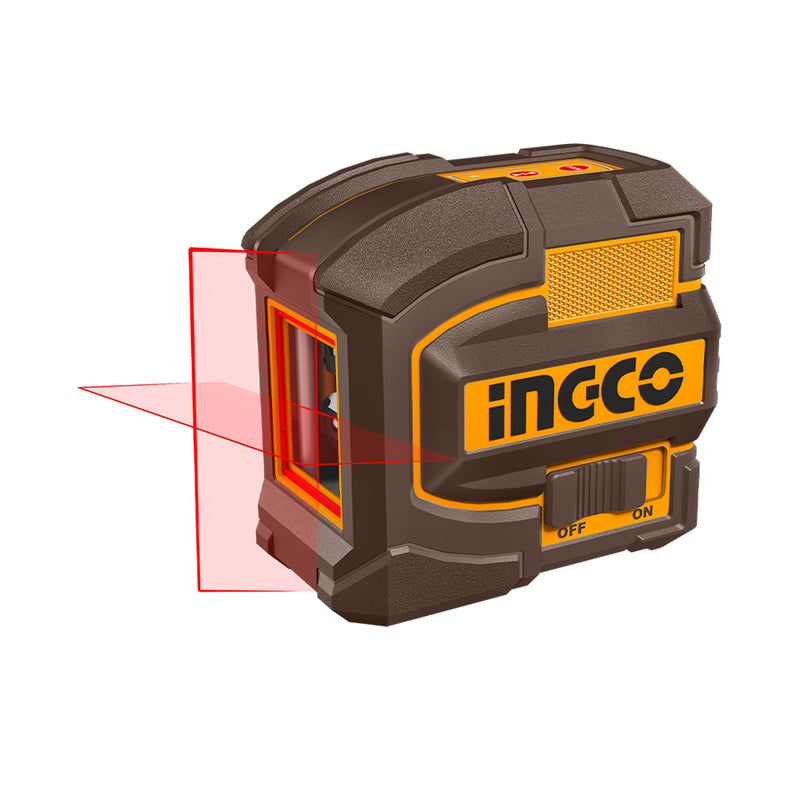 Nivel láser rojo INGCO (HLL156503) de 2 líneas
