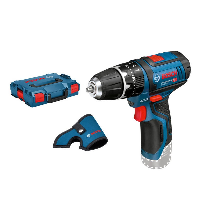 Berbequim combinado sem fio profissional Bosch GSB 12V-15 + L-Boxx