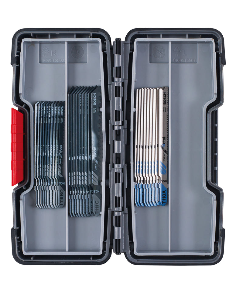 Bosch 30pc JSB Wood/Metal Basic + Box