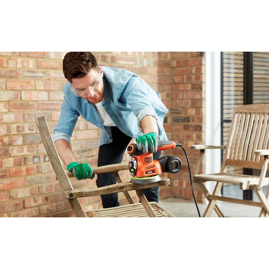 Black&Decker (KA280LSA-QS) 220W 4-in-1 Multisander with 21 accessories and robust storage softbag