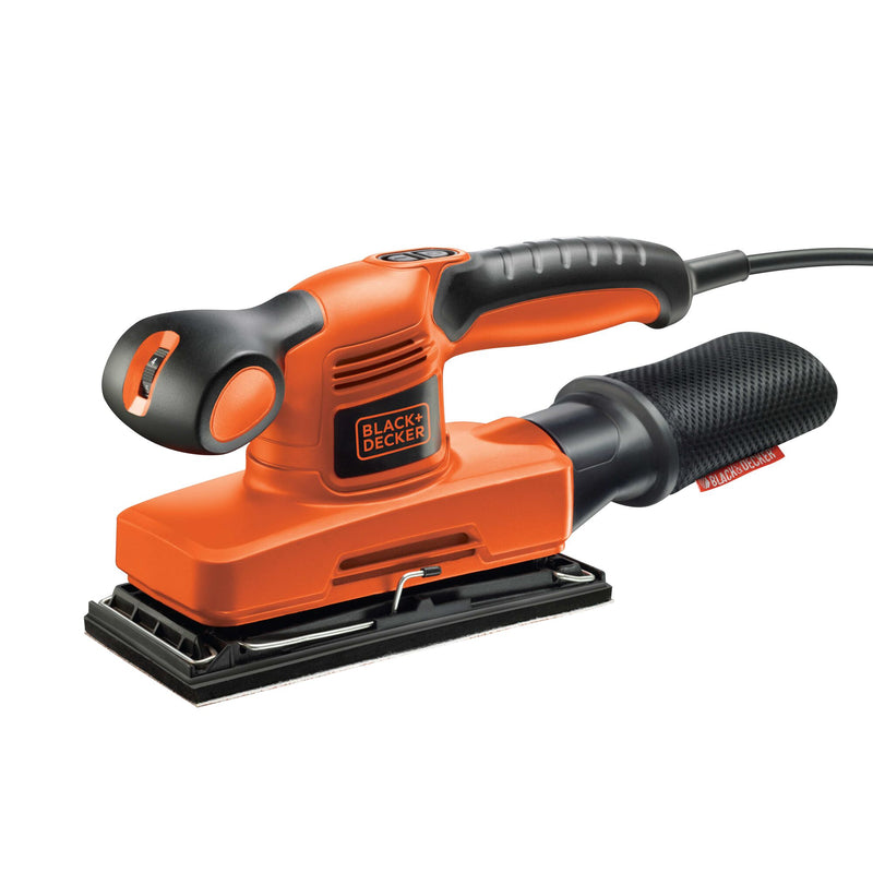 Black&Decker (KA320E-QS) 240W Orbital Sander with variable speed, 1/3 sheet, 230 x 92mm.