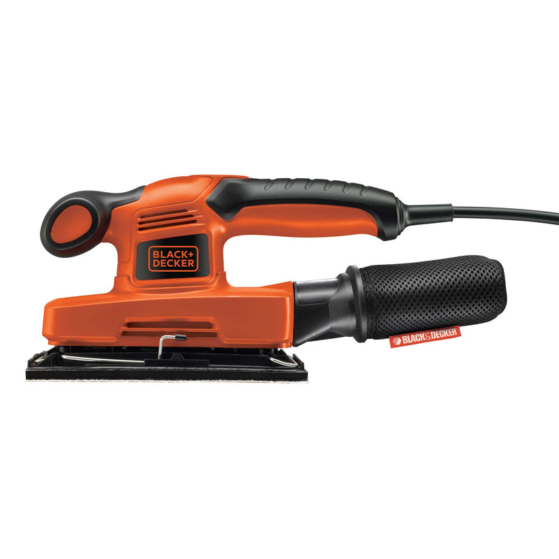 Black&Decker (KA320E-QS) 240W Orbital Sander with variable speed, 1/3 sheet, 230 x 92mm.