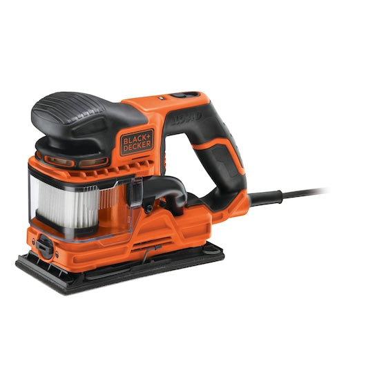 Lijadora de hoja 1/3 Black&Decker (KA330E-QS) DUOSAND™ de 270 W con accesorios