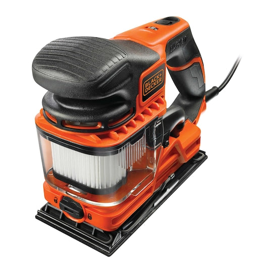 Lijadora de hoja 1/3 Black&Decker (KA330E-QS) DUOSAND™ de 270 W con accesorios