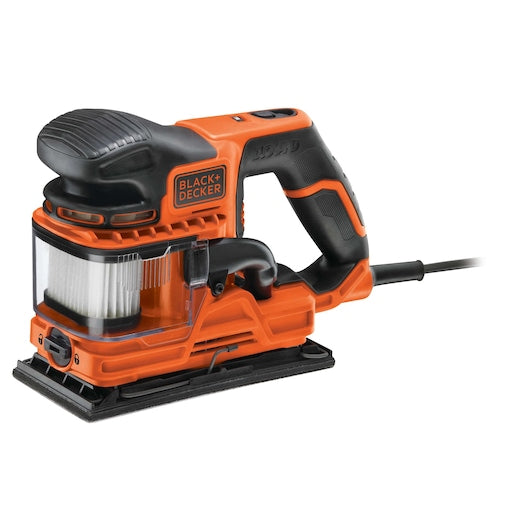 Lijadora de hoja 1/3 Black&Decker (KA330E-QS) DUOSAND™ de 270 W con accesorios