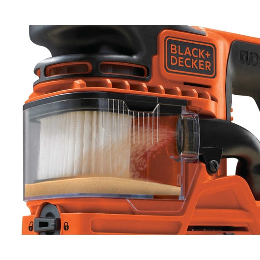 Lijadora de hoja 1/3 Black&Decker (KA330E-QS) DUOSAND™ de 270 W con accesorios