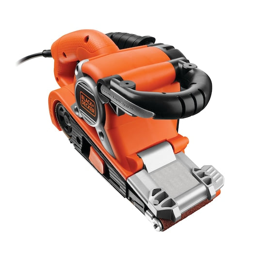 Lijadora de banda Black&Decker (KA88-QS) de 720 W, 75 mm x 533 mm, con bolsa de extracción de polvo