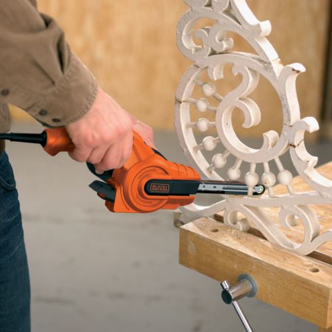 Black&Decker (KA900E-QS) 350W Powerfile Belt Sander With 3 Accessories