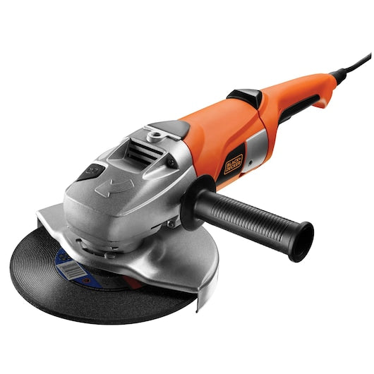 Black&Decker (KG2000K-QS) 2000W 230mm Large Angle Grinder With a Grinding Disc in a Kitbox