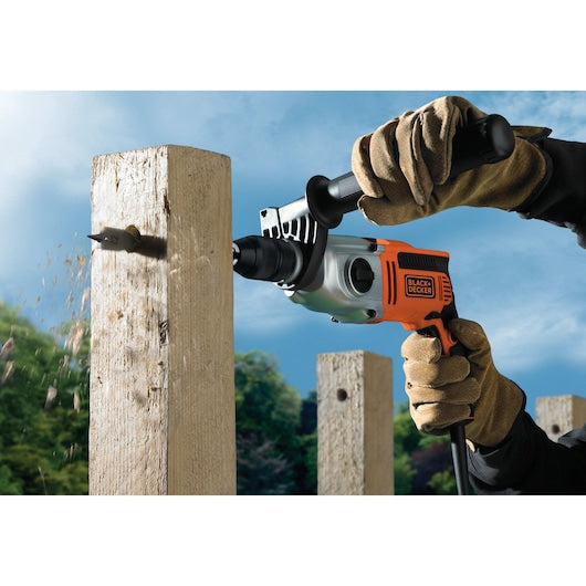 Berbequim de impacto Black&Decker (KR7532K-QS) 750W com 2 engrenagens