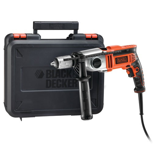 Berbequim de impacto Black&Decker (KR7532K-QS) 750W com 2 engrenagens