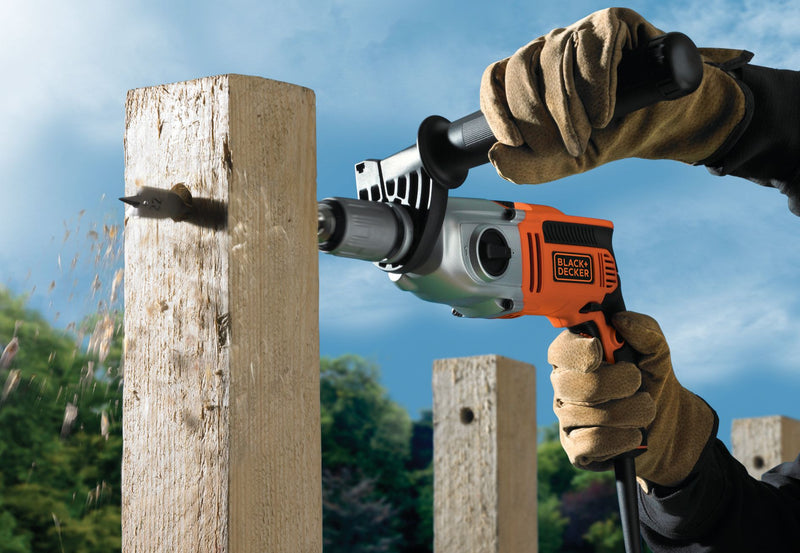 Black&Decker (KR911K-QS) 910W 2-Gear Hammer Drill
