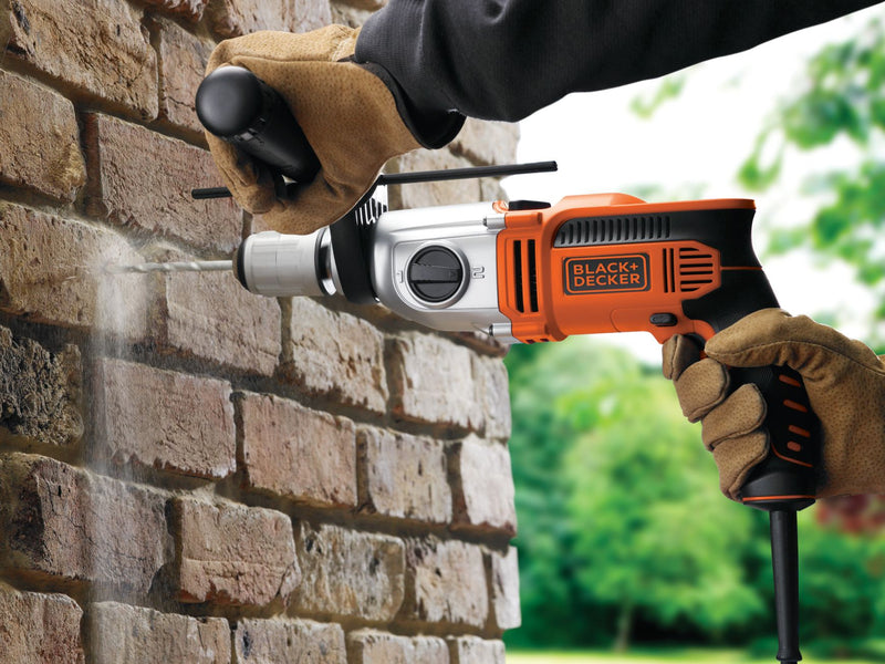Black&Decker (KR911K-QS) 910W 2-Gear Hammer Drill
