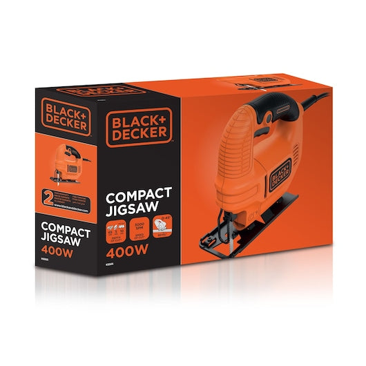 Serra tico-tico compacta Black&Decker (KS501) de 400 W com 1 lâmina
