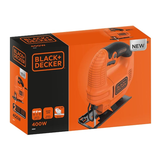 Serra tico-tico compacta Black&Decker (KS501) de 400 W com 1 lâmina