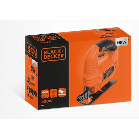 Serra tico-tico compacta Black&Decker (KS501) de 400 W com 1 lâmina