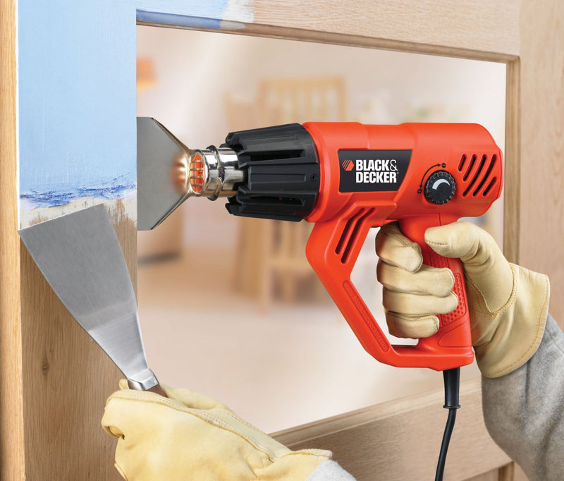 Black&Decker (KX2001K-QS) 2,000W Heat Stripper, temperature 50-450/90-600°C and air flow 300-500 l/min, 5 accessories and case