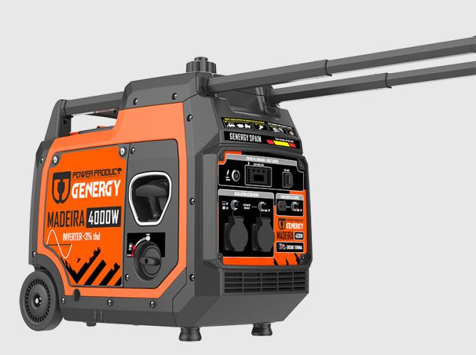 Genergy MADEIRA 230V/4000W Generador Inverter/Silencioso Gasolina