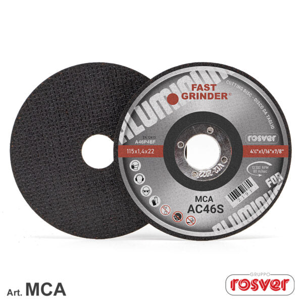 Discos de corte y desbarbado de aluminio Fast Grinder (MCA)