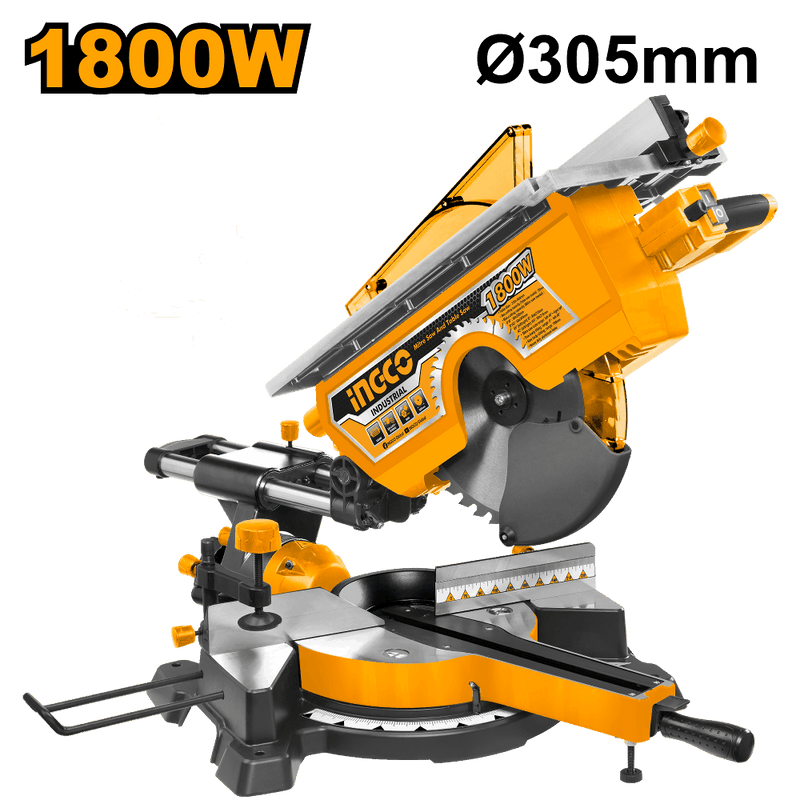 Sierra circular combinada INGCO (MT2S18002) de 305 mm y 1800 W
