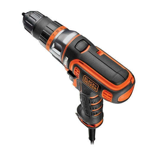 Herramienta multiusos Black&Decker (MT350K-QS) Multievo™ de 300 W con cable, cabezal de taladro y punta de destornillador de doble punta en un kitbox