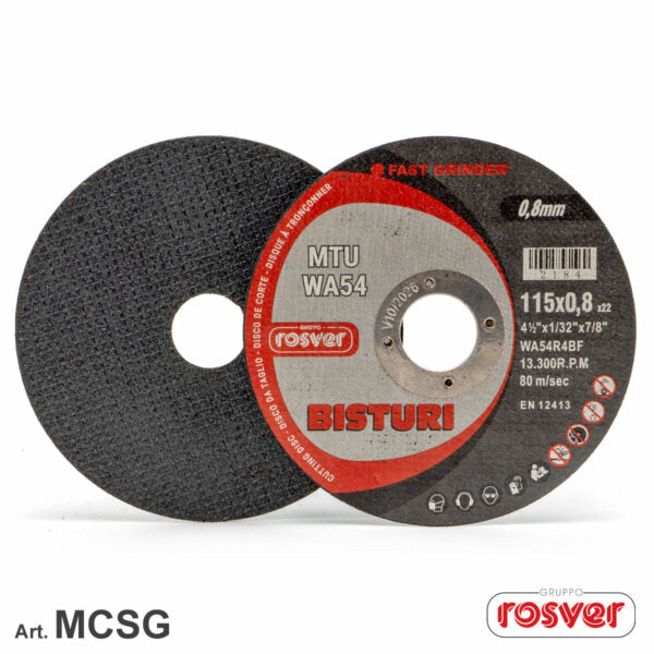 Discos de corte para bisturi Fast Grinder (MTU)