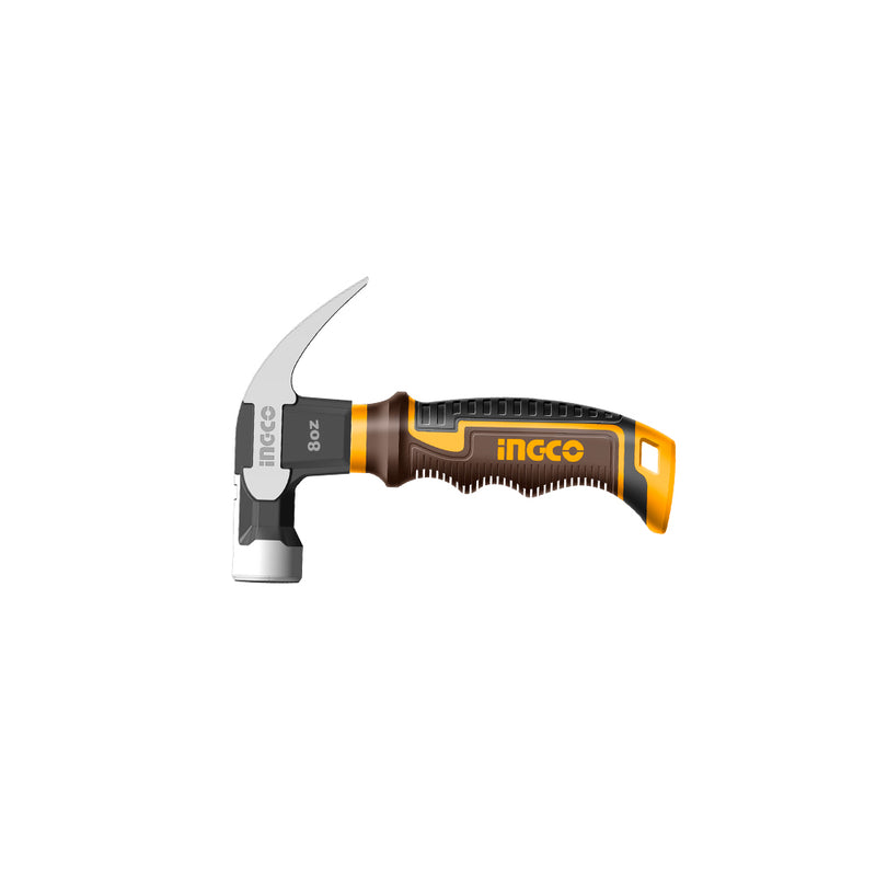 INGCO (HCH81008D) Mini Carpenter's Hammer With Fiberglass Handle, 220g