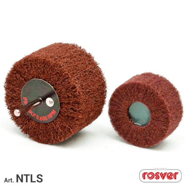Rosver (NTLS) Non Woven Flap Wheels with Shaft