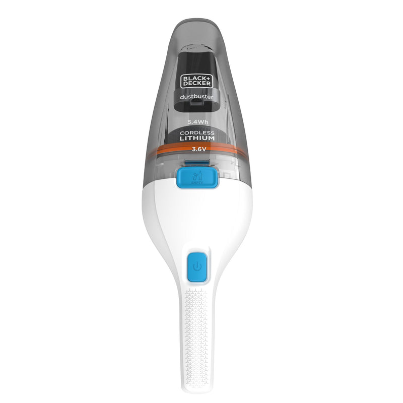 Black&Decker (NVC115JL-QW) 3.6V handheld vacuum cleaner without accessories. 3.6V power and 1.5Ah lithium battery.