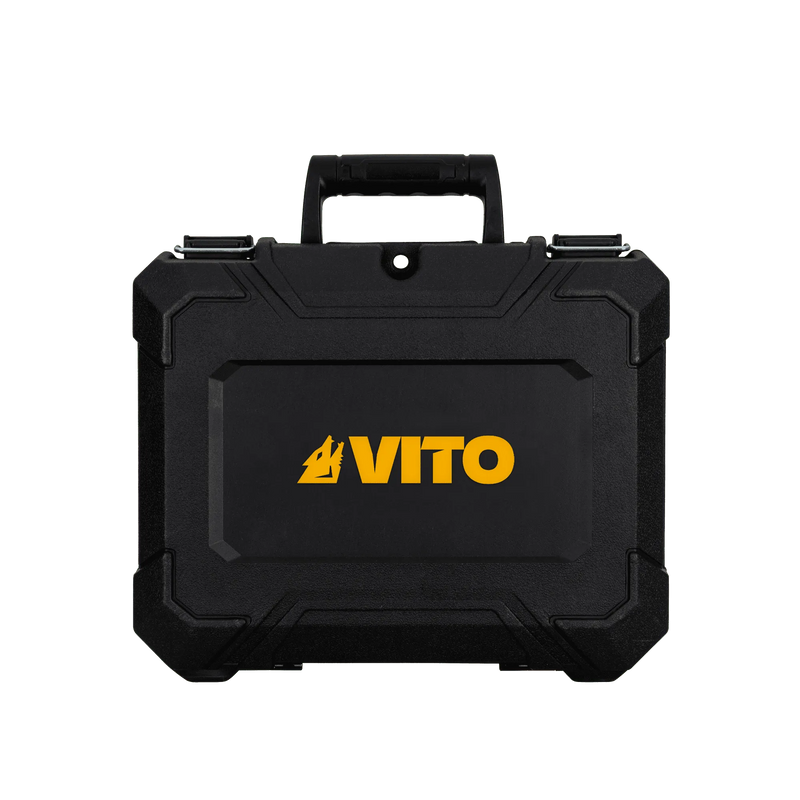 Vito (PACK4EGO) Berbequim Combinado sem Escovas Ego 20V, Bateria, Carregador e Mala BMC