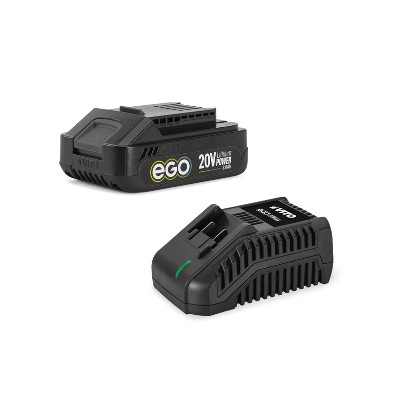 Vito Starter Kit (PACK4STARTEREGO) Ego 3.0Ah: 1 bateria de 20V 3Ah + carregador rápido