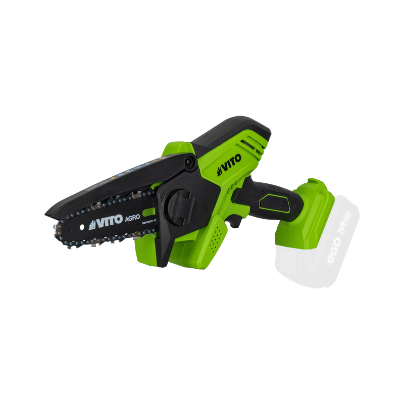 Motosserra mini Vito (PACK7EGOGARDEN) Ego 20V, corrente de 100mm, com bateria e carregador.