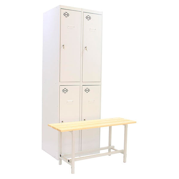 Armário Simonlocker Diy Tan 2/4 300 (Ini+Addi+Bench) Gris - (1800x1000x620)