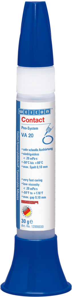 Adhesivo de cianoacrilato Weicon (10016618) VA 20