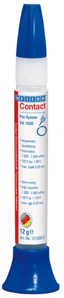 Adesivo de cianoacrilato Weicon (10018820) VA 1500
