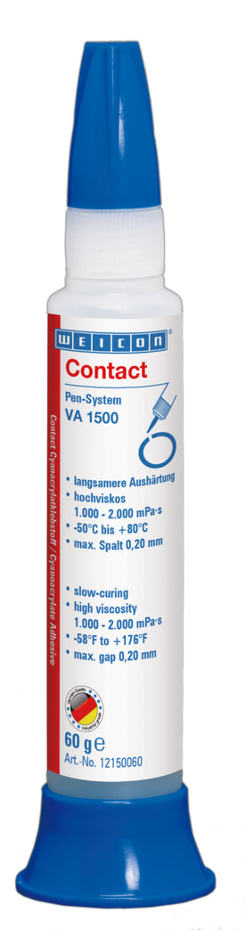 Adhesivo de cianoacrilato Weicon (10019791) VA 1500