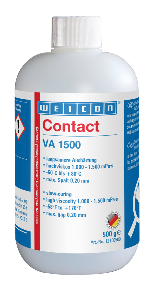 Adesivo de cianoacrilato Weicon (10000237) VA 1500