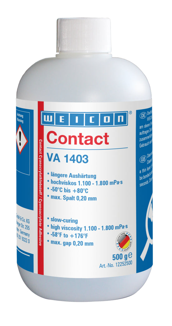 Adhesivo de cianoacrilato Weicon (10015993) VA 1403