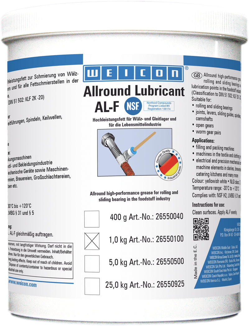 Grasa de alto rendimiento Weicon (10016777) AL-F