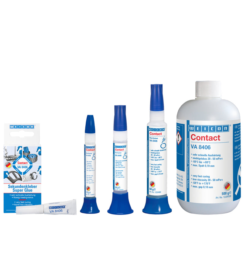 Adhesivo de cianoacrilato Weicon (10019794) VA 8406