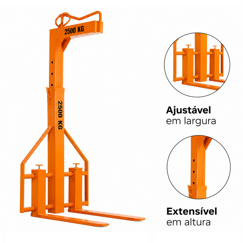 IRBAL 1.5/2.5T Adjustable Pallet Lifter
