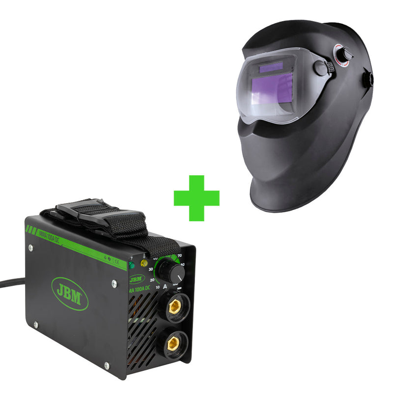 JBM (PROMO-53981) Promo-53981 Soldadora inverter mma 100a CC + Máscara de soldar